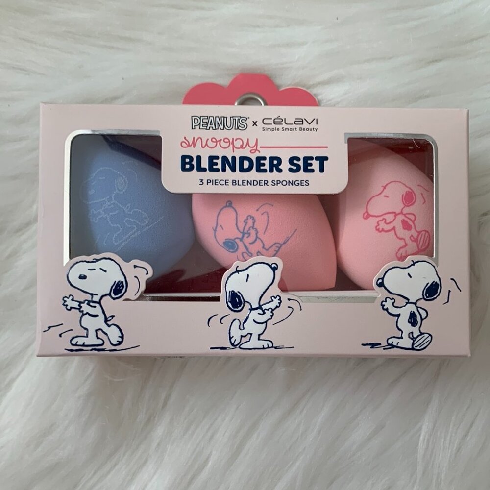 PEANUTS X CELAVI Snoopy Blender Sponges Set (3) PIECES